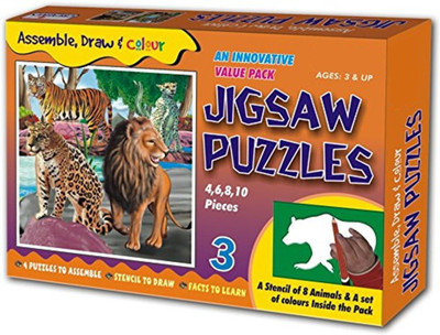 

THE KIDS ZONE Creative Educational Aids 1001 Jigsaw Puzzles - 3(Multicolor)