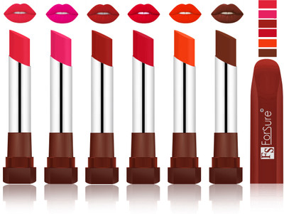 

Forsure Baby Pink, Brown, Redm Wine, Nude, Rose Pink VELVET MATTE LIPSTICK(Baby Pink, Brown, Redm Wine, Nude, Rose Pink)