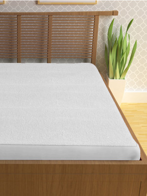 

Story@Home Fitted  Size Waterproof Mattress Protector(White