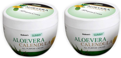 

Bakson's Sunny Aloevera Calendula All Purpose Cream 250gm Pack of 2 (500 g)(250 g)