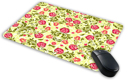 

Grazios Floral pattern Mousepad| Designer Mousepad | Printed-19 Mousepad(Multicolor)