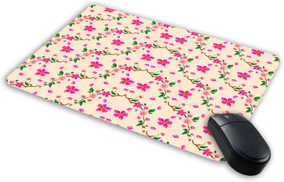 

Saltine Floral pattern Mousepad| Designer Mousepad | Printed-84 Mousepad(Multicolor)