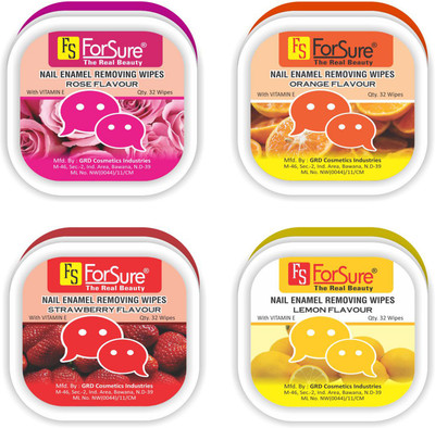 

Forsure Nail Polish Removing Wipes (32x4 Wipes)(100 g)