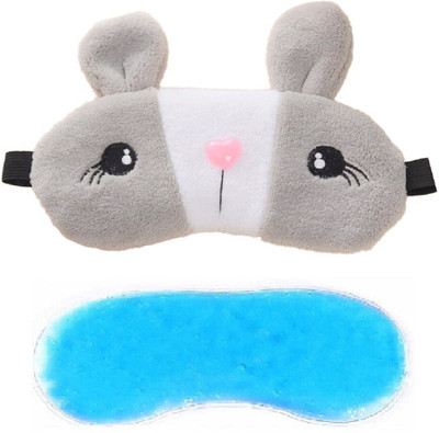 

Jenna Fur Rabbit Grey Gel Sleeping Eye Mask for Insomnia, Meditation, Puffy Eyes and Dark Circles(1 g)