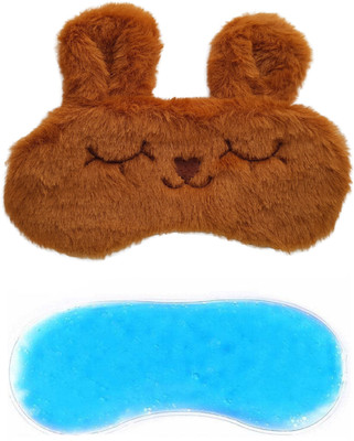 

Jenna Fur Bunny Brown Gel Sleeping Eye Mask for Insomnia, Meditation, Puffy Eyes and Dark Circles(1 g)