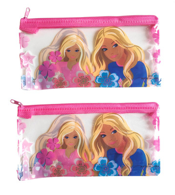 

Feel Alive Barbie Barbie Art Plastic Pencil Boxes(Set of 2, Multicolor)