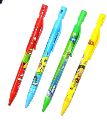 

JMD cartoon pencil ( Red, Blue, Green , Yellow) Pencil(Set of 4, Multicolor)