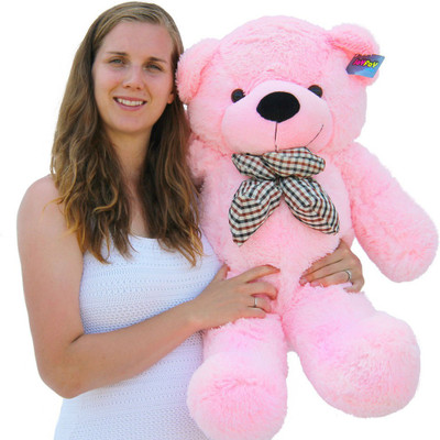 

ItaCHee 3 ft Soft Teddy Bear Pink Color for gift to Boy & Girl - 90 cm(Pink)