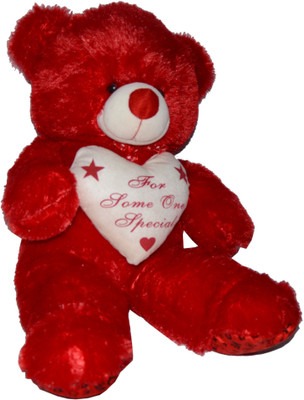 

Planet of Toys Cute Soft Tall Teddy Bear for kids & Girls, Special Gift for Valentine/ Birthday/ Anniversary for your Love Once - 30 inch(Red)