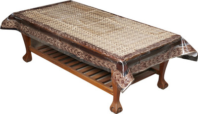 Dakshya Industries Abstract 4 Seater Table Cover(Brown, PVC (Polyvinyl Chloride))