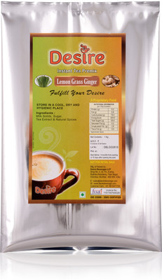 

Desire Lemon Grass Ginger tea instant premix for manual and vending machine usage Lemon Grass Tea Pouch(1000 g)