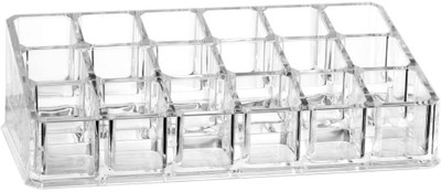 

DIVINZ Acrylic Lipstick Organizer - The Lipstick Stadium Storage Vanity Box(White)
