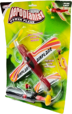 

ClueSteps Super Aeroplanist Power Plane Push Button Electric Motor Power(Red)