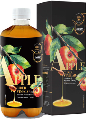 Oosh Apple Cider Vinegar with Mother Vinegar & Natural Honey 500 ML Vinegar(500 ml)