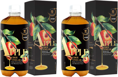 

Oosh Apple Cider Vinegar with Mother Vinegar & Natural Honey 1000 ML ( Pack of 2 x 500 ML each) Vinegar(1000 ml, Pack of 2)