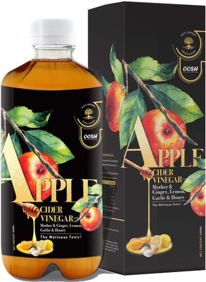 

Oosh Apple Cider Vinegar with Mother Vinegar & Ginger, Garlic, Lemon & Honey 500 ML Vinegar(500 ml)