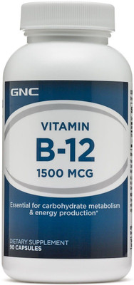 

GNC Vitamin B-12 1500 MCG 90 Capsules(90 No)