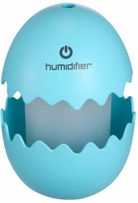 

Hemiza Egg Humidifier cool mist electric Mini USB portable Home Office Car Room Bedroom Hall kitchen bathroom table and home decore air freshner Portable Room Air Purifier(Multicolor)