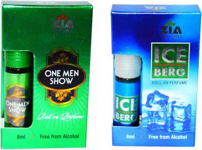 

Zia One Man Show and Ice Berg Malaysian Edition Floral Attar(Davana)
