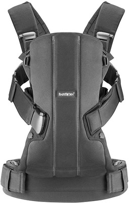 

BABYBJORN Baby Carrier We - Black, Cotton Baby Carrier(Black, Front carry facing out)