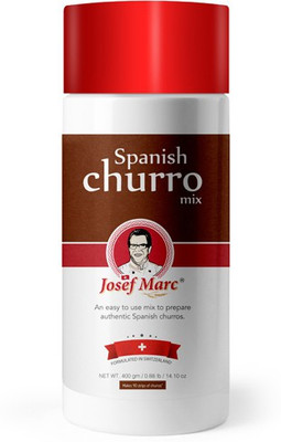 

Josef Marc Spanish Churro Premix, 400g - Complete premix to Prepare Delicious Churros in Minutes, Low Oil Absorption | Formulated in Switzerland. Self Rising Flour Powder(400 g)