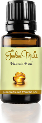 

Geeleemitti Vitamin E Oil For Hair, Skin and to add to Carrier Oils(10 ml)