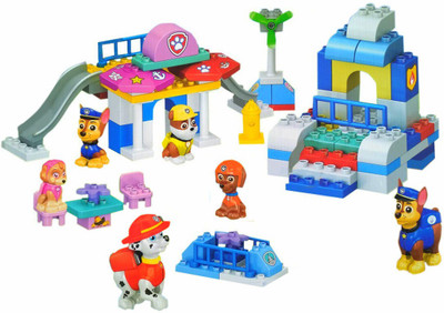 

HALO NATION Paw Patrol Lookout Tower Construction Blocks - Rescue Mission Construction Block Set(Multicolor)