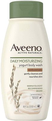 

Aveeno Active Naturals Daily Moisturizing Body Yogurt Body Wash, Vanilla and Oats, 18 Fl. Oz, (Pack of 3)(532 ml, Pack of 3)