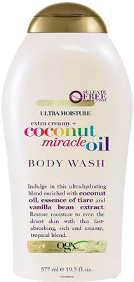 

OGX Extra Creamy + Coconut Miracle Oil Ultra Moisture Body Wash, 19.5 Ounce(577 ml)