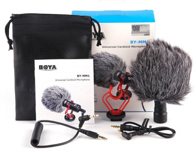 

Boya BY-MM1 Universal Cardiod Shotgun Microphone Camera Microphone