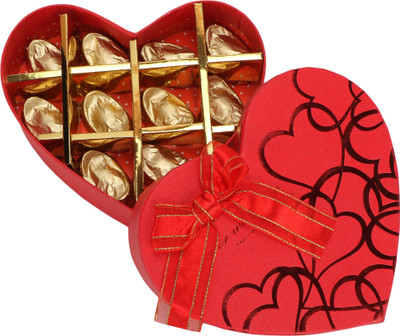 

Skylofts 10pcs Chocolates Heart Box with teddy bear Valentine Gifts Birthday Gift Bars(125 g)