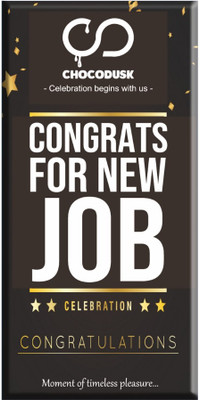 

Chocodusk Congrats for New Job Chocolate Bar, 85 gram Bars(85 g)
