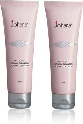 

Johara Anti- Aging Cream Cleanser (set of 2 of 75ml each) - for normal to dry skin(150 ml)