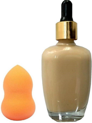 

tanvi27 PROFESSIONAL'S GLAMOROUS LIQUID FOUNDATION WITH BEAUTY BLENDER(Set of 2)