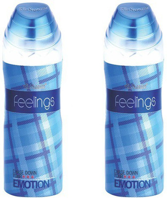 

Al Nuaim Feelings Emotion Deodorant for Woman 150ml Deodorant Spray - For Women(150 ml, Pack of 2)