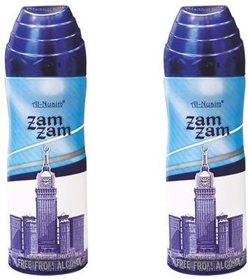 Al Nuaim Zam Zam Deodorant for Men 200ml Deodorant Spray  -  For Men(200 ml, Pack of 2)