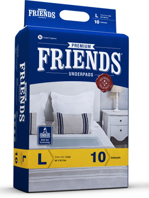 

Friends Underpad Premium Adult Diapers - L(10 Pieces)