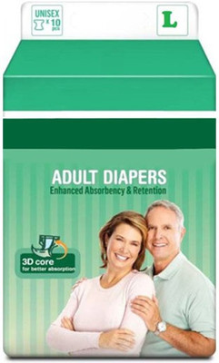 Aatrangi Diapers Adult Diapers - L(10 Pieces)