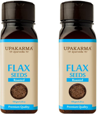 

UPAKARMA Brown Flax Seeds(300 g, Pack of 2)