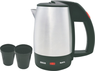 

Inalsa Matrix Electric Kettle(0.5 L, Black, Silver)
