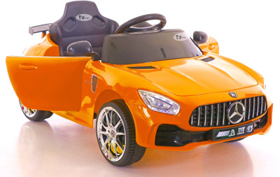 

Toy House Car Battery Operated Ride On(Orange)