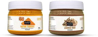 

Preethy's Boutique Kasturi turmeric powder 100gm+ Licorice powder 100gm(200 g)