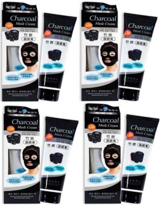 

NKZ Charcoal Mask Cream Oil Control Anti Black Head Mask Cream | Be Pollution Free(130 ml)