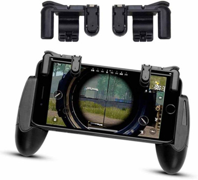 

Aayatouch PUBG Game Trigger L1R1 Shoot Aim Bottons With Joystick Game Pad (Black, For Android, iOS) Gaming Accessory Kit(Black, For Android, iOS)