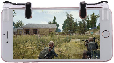 

LogicInside PUBG Upgraded Sensitive Shoot/Aim Buttons R1 L1 Trigger Mobile Game Controller for Andriod & IOS Gaming Accessory Kit(Transparant, For Android, iOS)