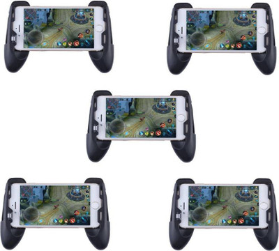 

ZACU Set of 5 Adjustable & Extended Grip Handle Mobile Game Trigger Controller Gamepad - Sensitive Shoot And Aim Fire Buttons L1r1 For Pubg/knives Out/rules Of Survival,for Android & Iphone Gaming Accessory Kit(Black, For Android, iOS)