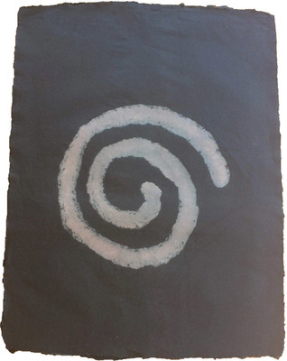 

Bluecat GW_BLUE_PINKSPRL_TOOT Spiral Up Cycled Cotton Gift Wrapper(Blue, Pink spiral)