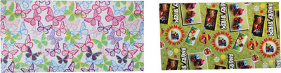 

AutoVHPR Pack of 2 Beautiful Series 17 Designer Gift Wrap Paper for Wrapping your Birthday Return and Corporate Gifts NA Plastic Gift Wrapper(Multicolor)