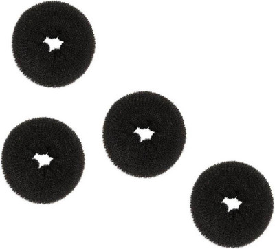 Vivian Same 4 ps Black Hair Bun Bun(Black)