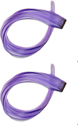 

Iyaan Synthetic Extension, Coloured Streak Extension For Styling Hair Extension